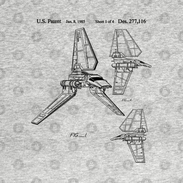 Imperial Shuttle Patent by DennisMcCarson